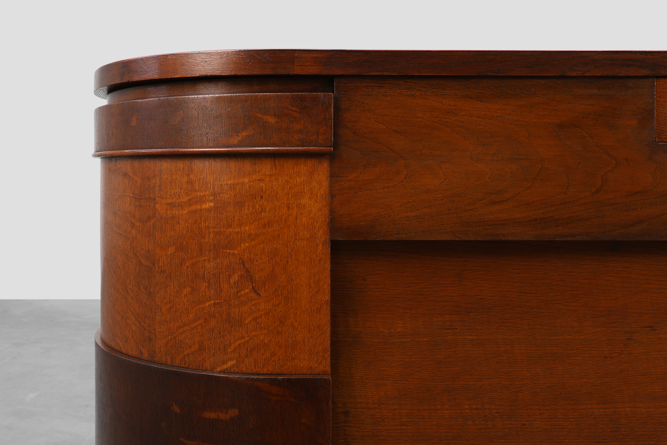 Monumental Art Deco Counter Attributed to De Coene, Belgium 1920sthumbnail